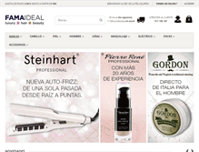 Tablet Screenshot of famaideal.es